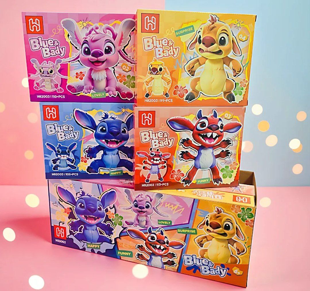 Конструктор блочный Стич арт.H82003