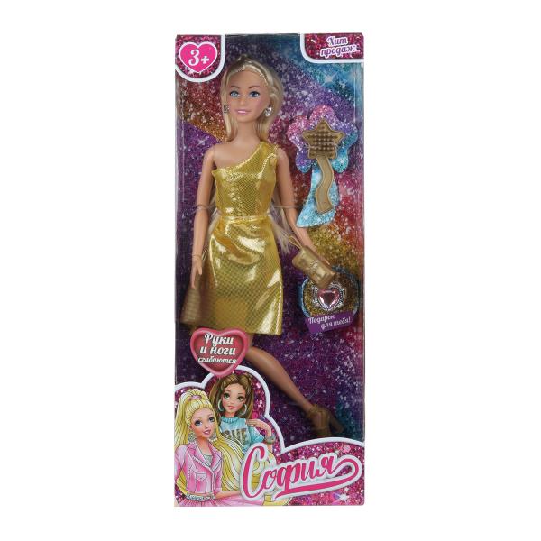 Кукла 29см София, руки и ноги сгиб., акс, кор КАРАПУЗ 66001-BF55-S-BB-WOD