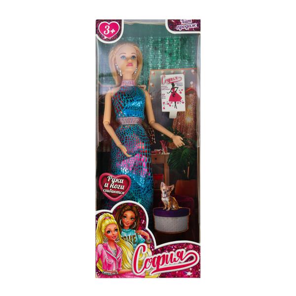 Кукла 29см София, руки и ноги сгиб., кор. КАРАПУЗ 66001-BF6-S-JP