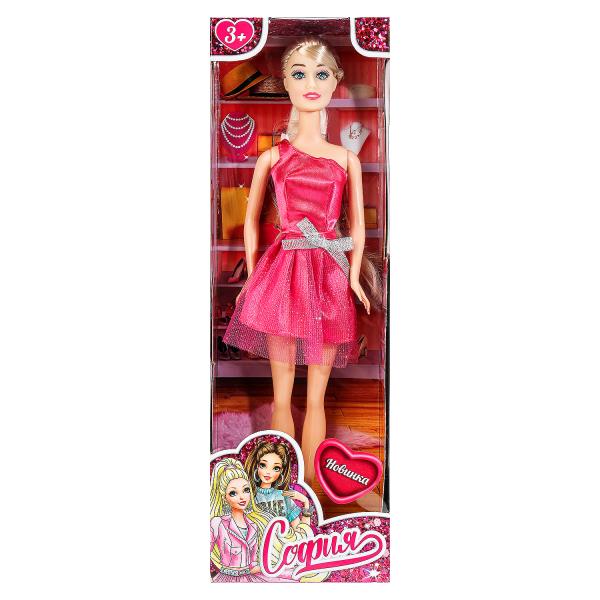 Кукла 29см София, бесшарнирная, кор КАРАПУЗ 66001-BF6-S-PP