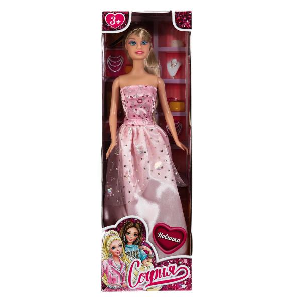 Кукла 29см София, бесшарнирная, кор КАРАПУЗ 66001-BF7-S-PP