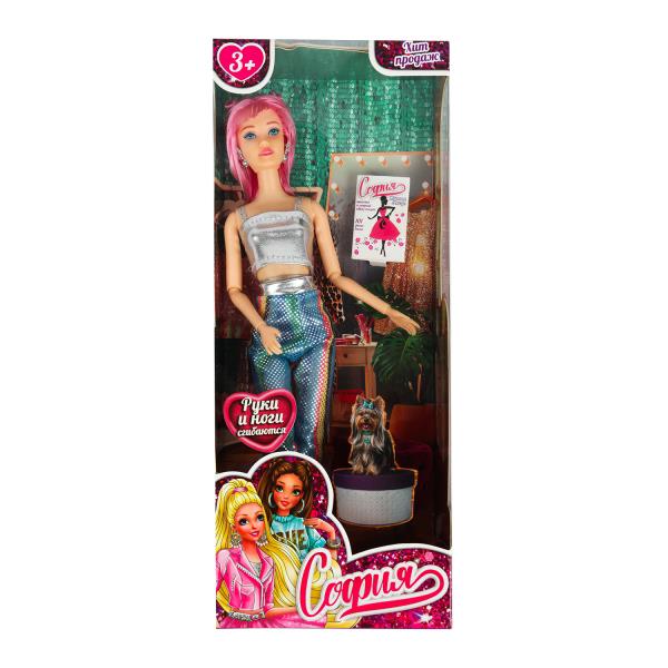 Кукла 29см София, руки и ноги сгиб., кор. КАРАПУЗ 66001-BF8-S-JP