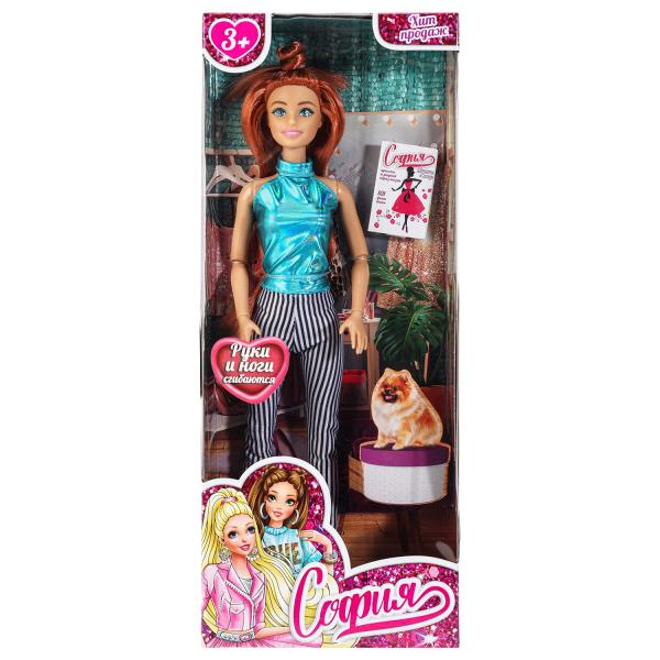 Кукла 29см София, руки и ноги сгиб., кор КАРАПУЗ 66001BOX-C35-S-BB