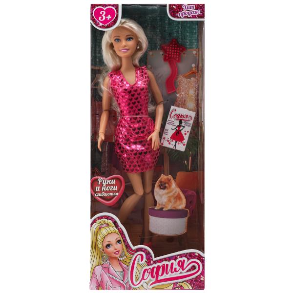 Кукла 29см София, руки и ноги сгиб., кор КАРАПУЗ 66001BOX-C53-S-BB