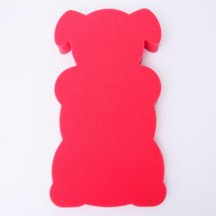 Подкладка для купания макси Мишка, цвет красный/розовый 5120729 (Вид 4)
