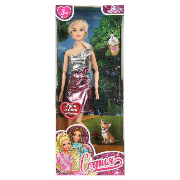 Кукла 29см София, руки и ноги сгиб., кор. КАРАПУЗ C1-S-JP