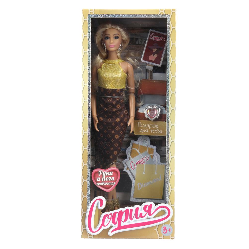 Кукла 29см кукла, руки и ноги сгиб., акс, кор КАРАПУЗ DB-S-BB