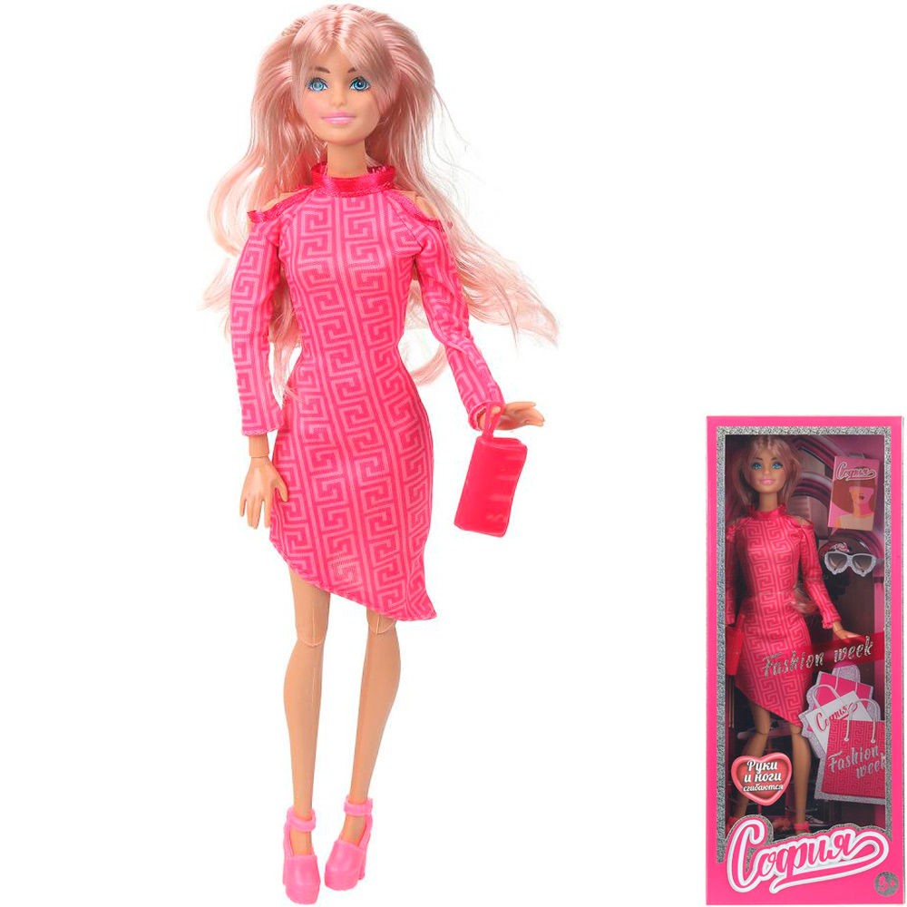 Кукла 29см София, руки и ноги сгиб., кор. КАРАПУЗ GV-S-BB-WOD