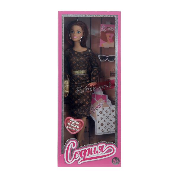 Кукла 29см София, руки и ноги сгиб., кор. КАРАПУЗ LV1-S-BB-WOD