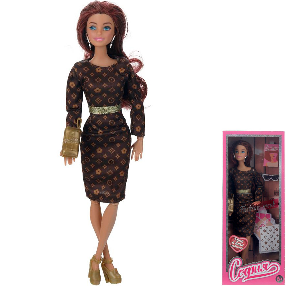 Кукла 29см София, руки и ноги сгиб., кор. КАРАПУЗ LV1-S-BB-WOD