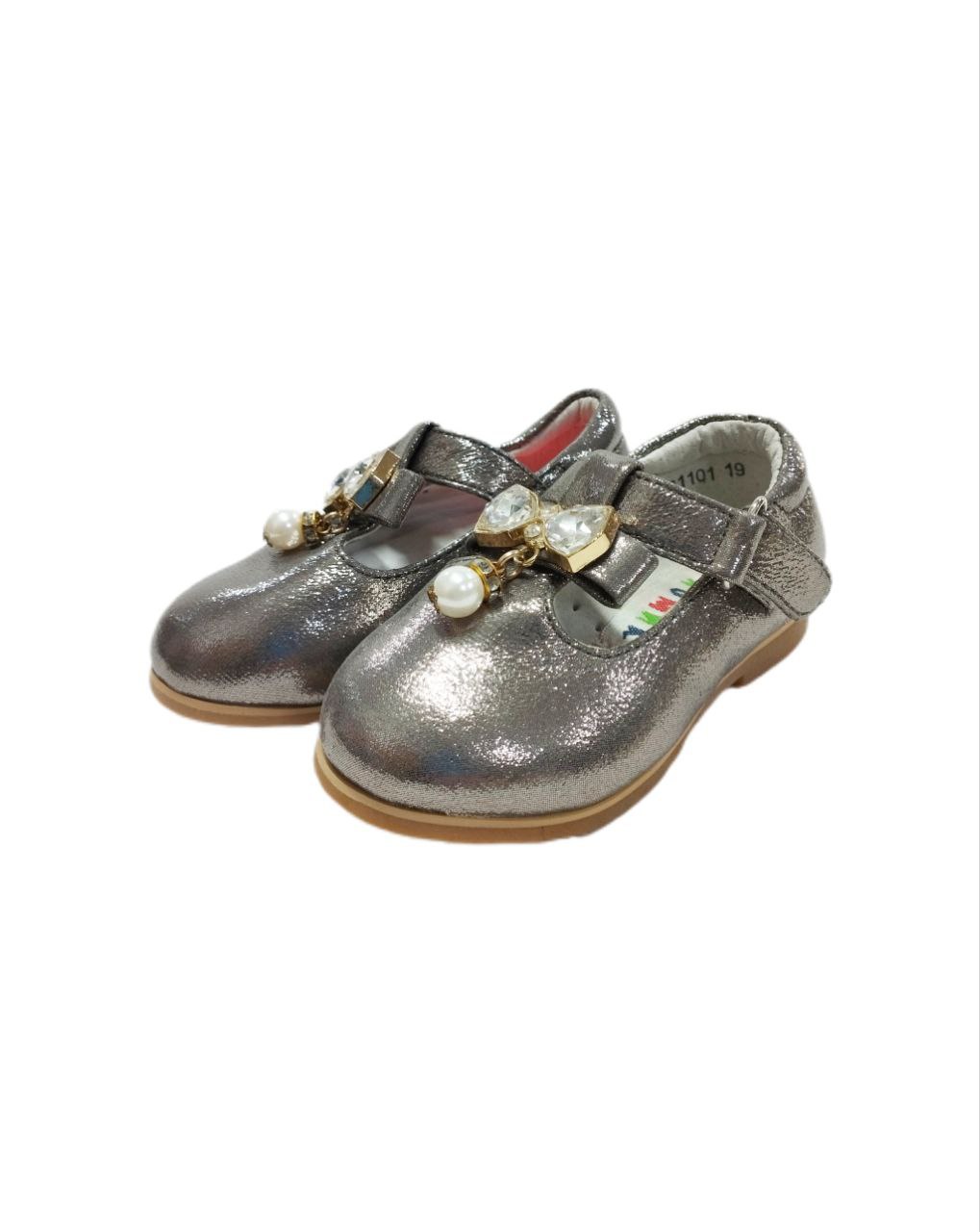 Туфли - модель -  серебро тем LC61101 р19