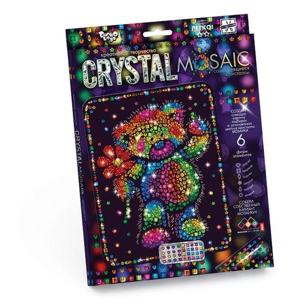 Набор креативного тв-ва Crystal Mosaic Мишка (Вид 2)