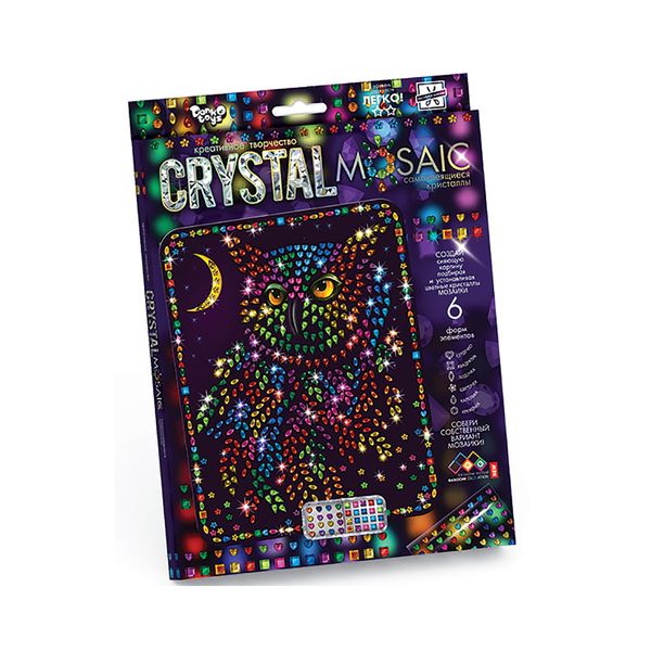 Набор креативного тв-ва Crystal Mosaic Сова (Вид 1)