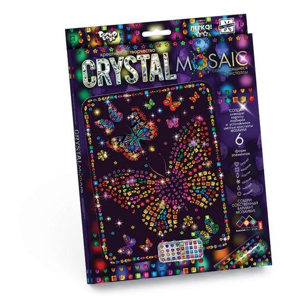 Набор креативного тв-ва Crystal Mosaic Бабочки