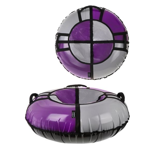 Тюбинг X-Match Sport  фиолетовый-серый 120см