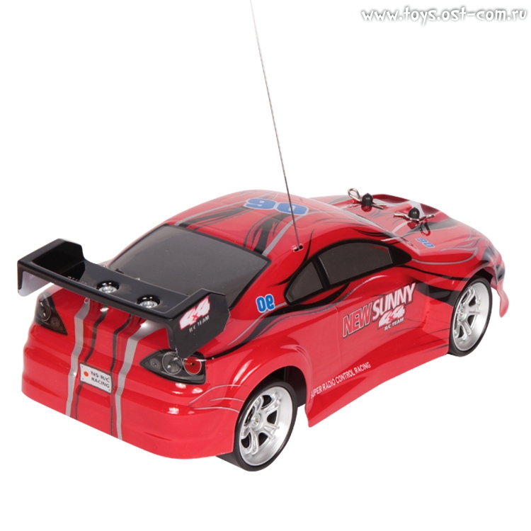 Р/У Автомобиль MioshiTech DRIFTING RACER 1:18, 4x4, для дрифтинга, до 15 км/ч красный (24.7 см, пуль (Вид 1)