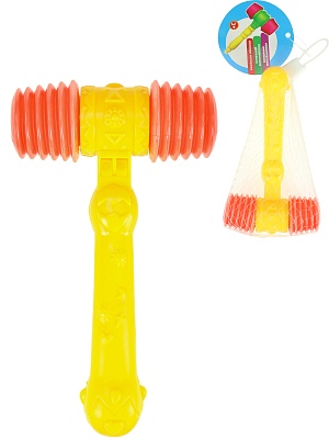 Молоточек-пищалка (15,5х8,5 см)(в сетке) ( Арт. ИМ-0162)