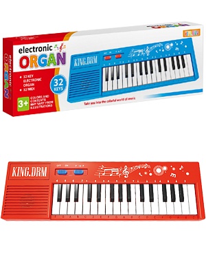 Музыкальная игрушка Синтезатор (32 клавиши, 2*AA не в к-те), цвет микс (арт.3014999)