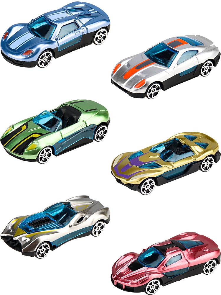 Набор машинок (6 машинок в наборе, в пакете) (Арт. 2914984) (Вид 2)