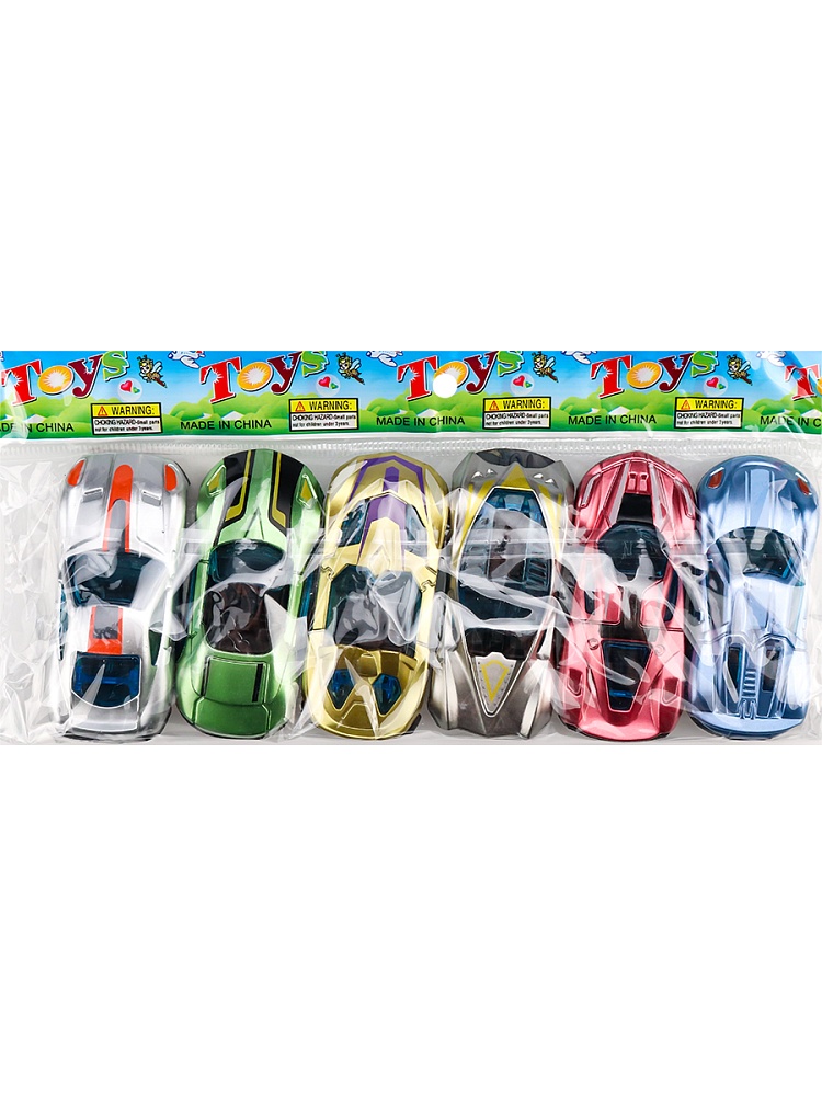 Набор машинок (6 машинок в наборе, в пакете) (Арт. 2914984)