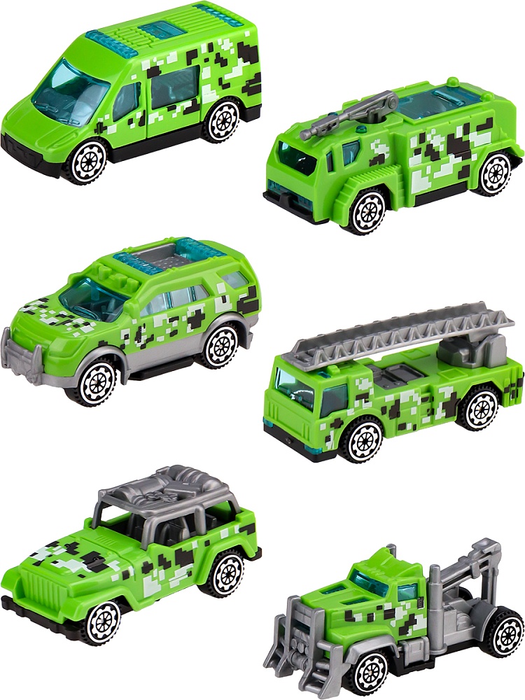 Набор машинок (6 машинок в наборе, в коробке)(Арт. 3015530) (Вид 2)