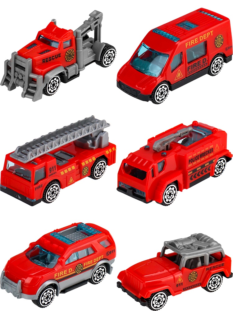 Набор машинок (6 машинок в наборе, в коробке)(Арт. 3015529) (Вид 2)