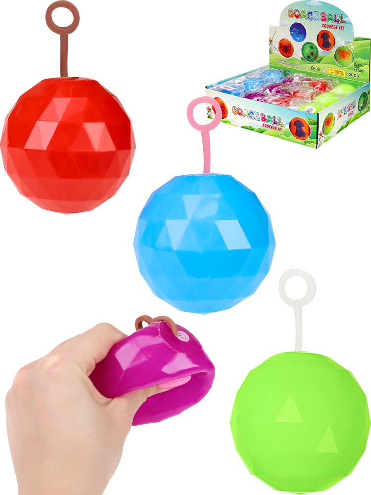 Мяч световой Диско шар  (в шоубоксе, цвет микс) (Арт. ИК-4343) кратно 12