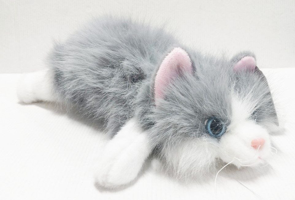 Мягкая игрушка кошечка,цвет серый ,30 см арт.K555-442