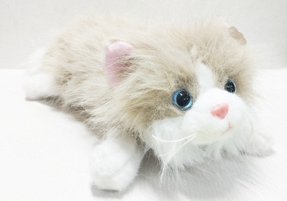 Мягкая игрушка кошечка,цвет бежевый ,30 см арт.K555-442