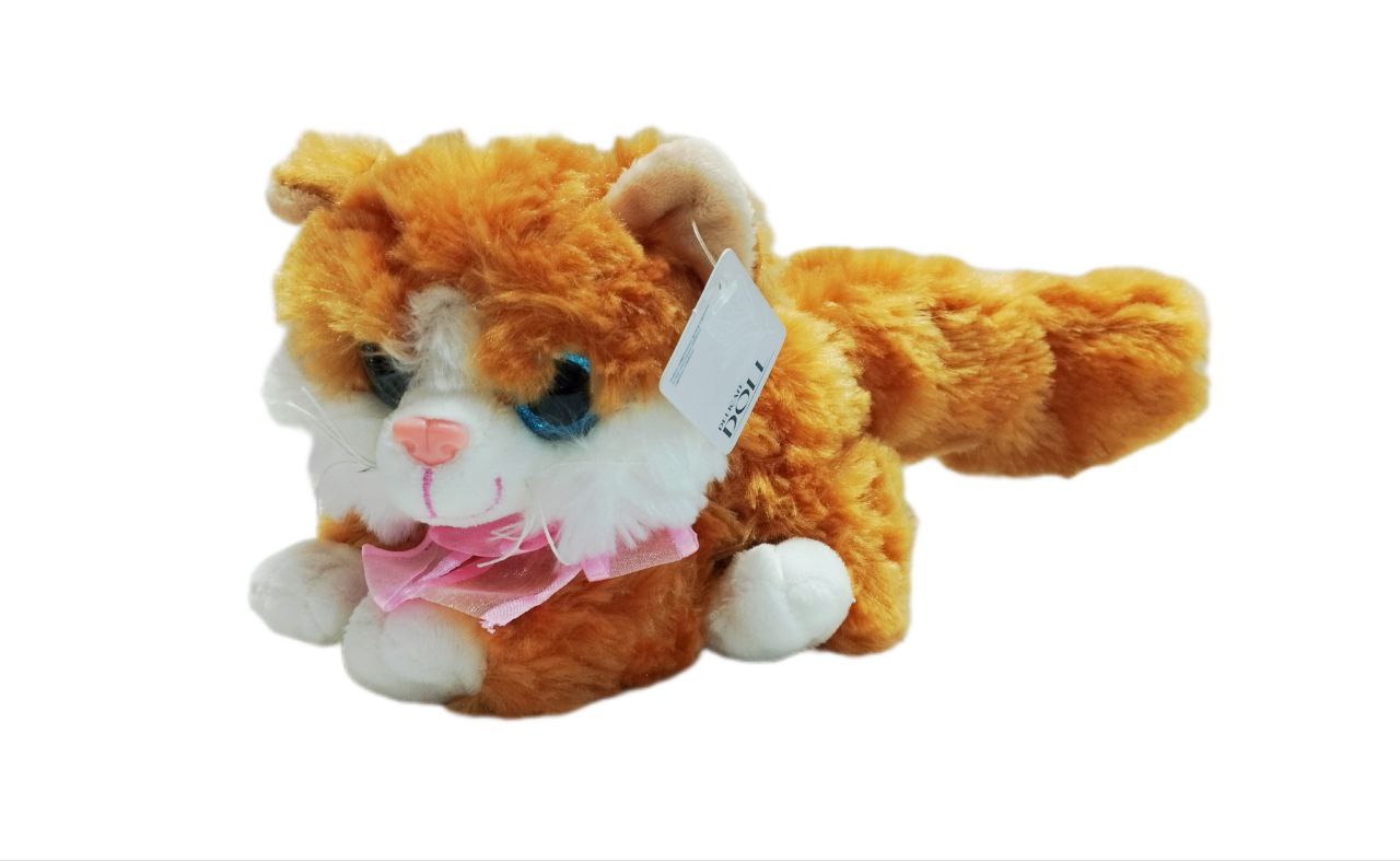 Мягкая игрушка кошечка,цвет рыжий ,30 см арт.K555-448