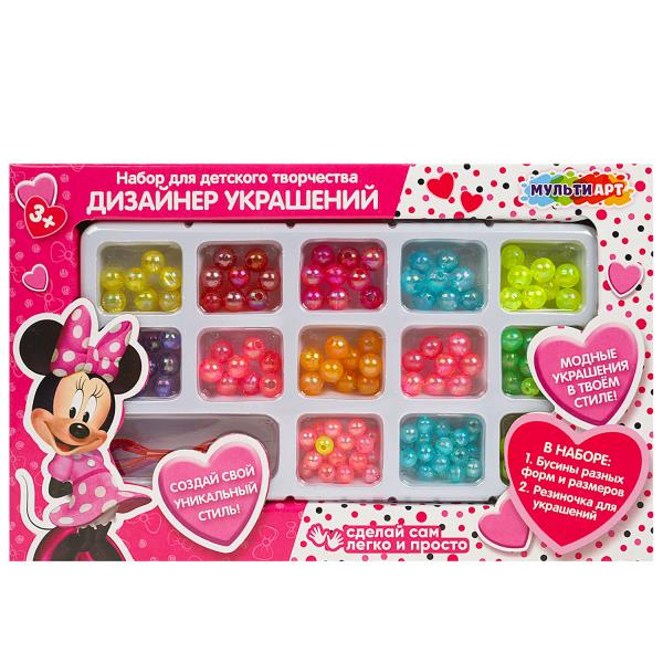 Набор бусин и бисера 21*13*2 см миаля мышка МУЛЬТИ АРТ BEADSET-MIN