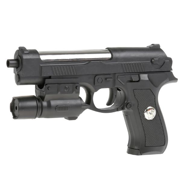 Пистолет с лазер. прицелом в пак. 1B01585