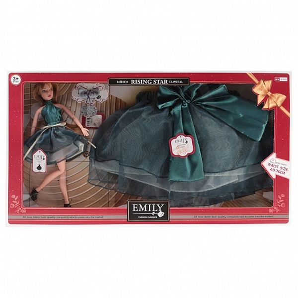 Набор с куклой Эмили и нарядной юбочкой из серии Я и моя кукла, 28 см.