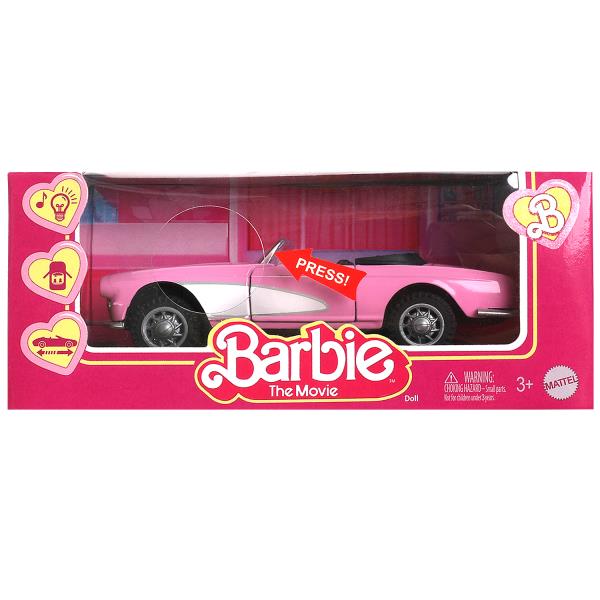 Модель металл кабриолет barbie свет-звук 12см, инерция, двери - 2302C0091-R