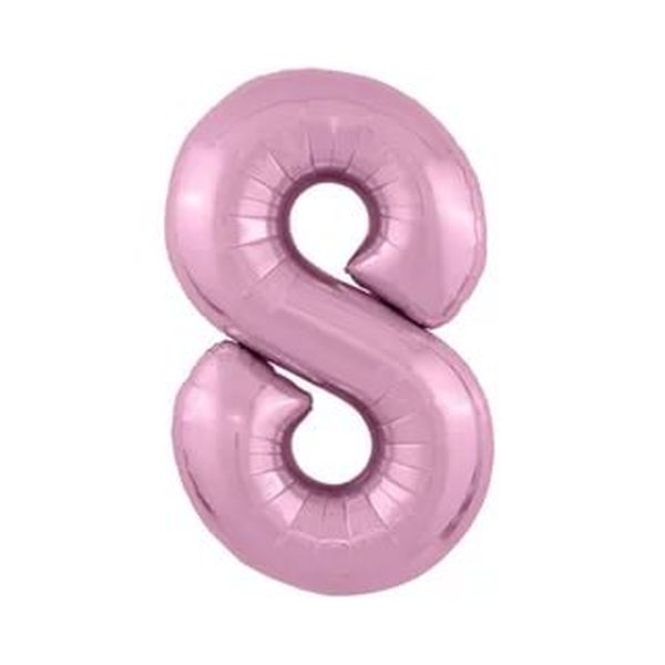 Шар Agura Slim Фламинго цифра 8 (40/102 см) 755426