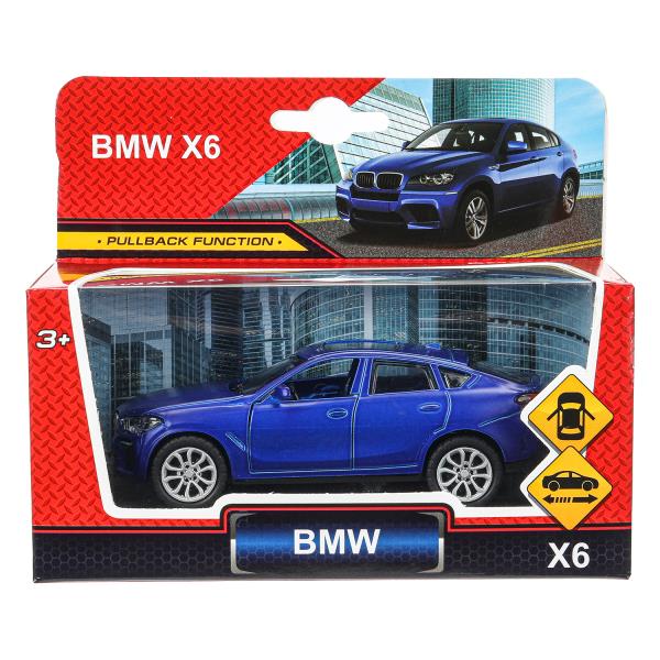 Модель металл BMW X6 10 см, двери, инерция Технопарк 2307668-R2