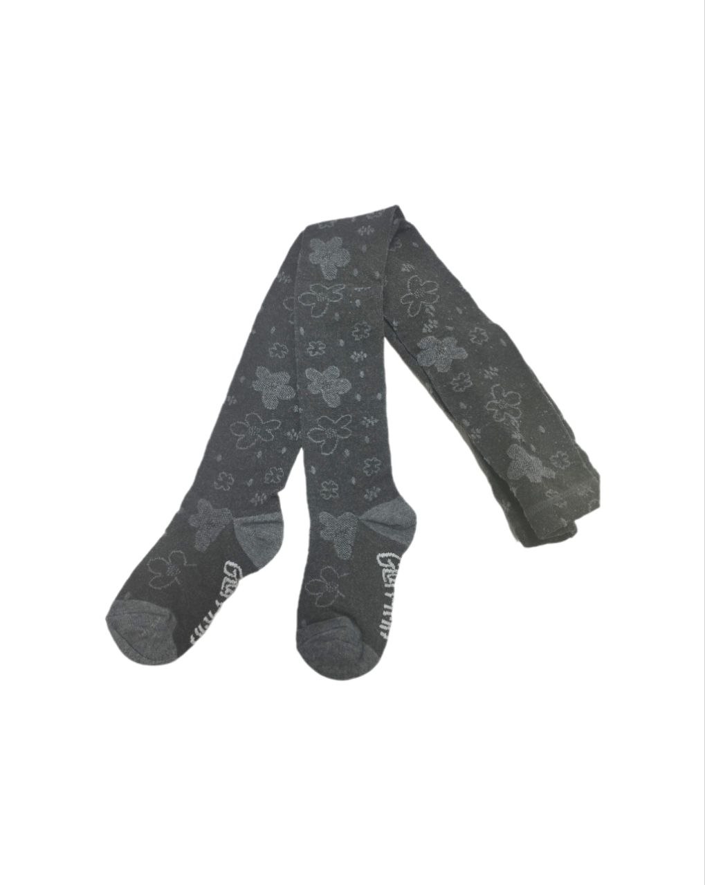 31-0109 Колготки детские, р-р 7-8 лет черный 122-128см