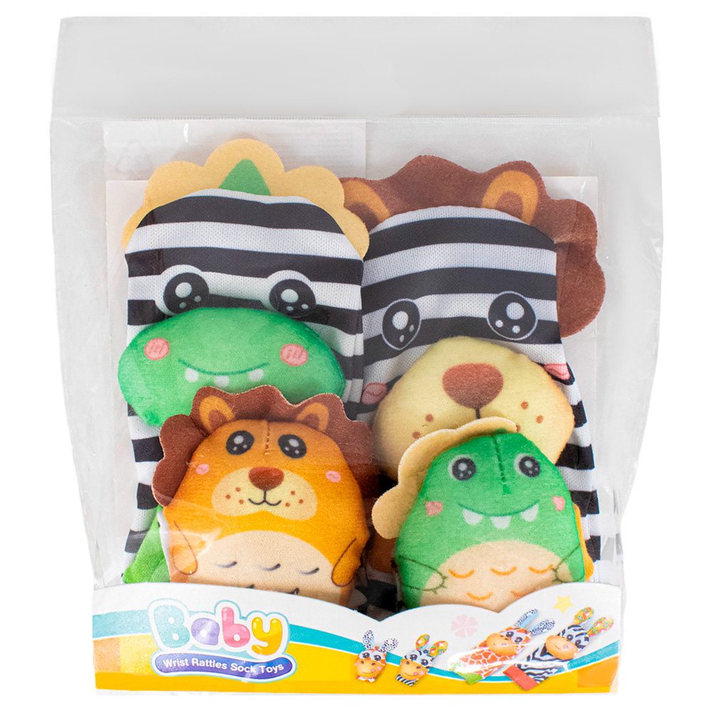 Набор погремушек 2029-2A носочки и браслеты в пак. СТОК (Вид 2)