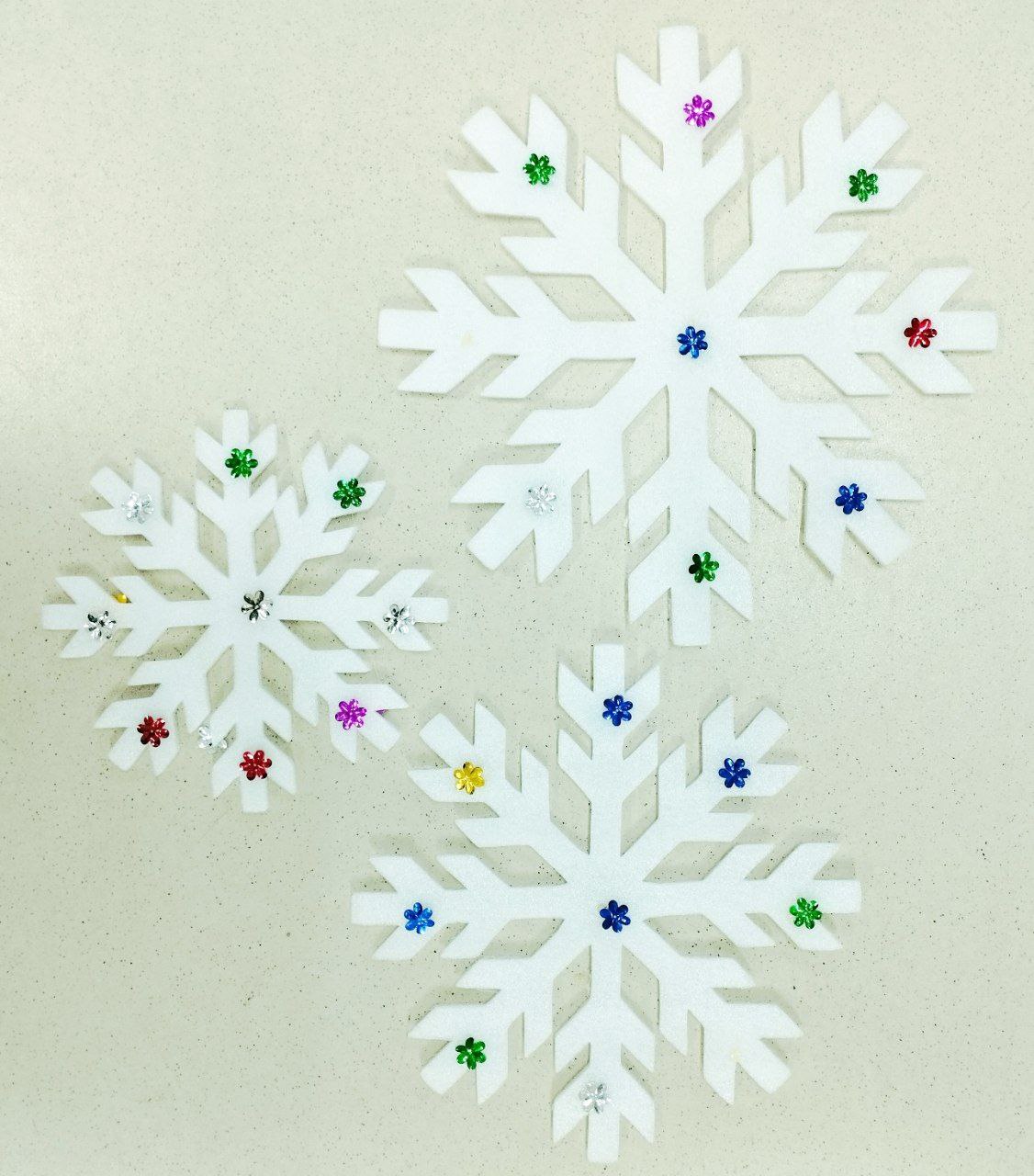 Набор снежинок