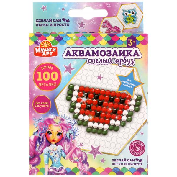 Набор д/детского тв-ва Барби жемчужная мозаика, 17х23см MULTI ART 225-BD