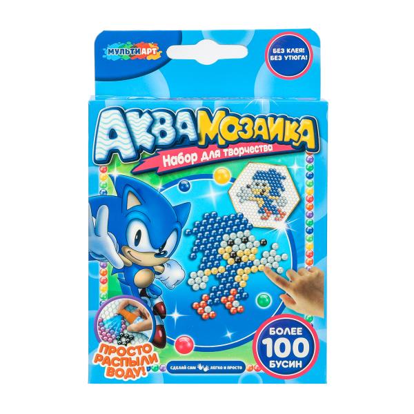 Аквамозаика 100 бусин Соник МУЛЬТИ АРТ AB-120536