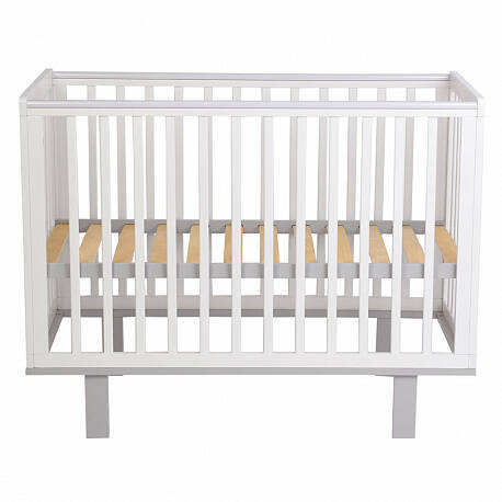 Кроватка детская Polini kids Simple 340, белый-серый+Маятник к кроватке детской Polini kids Simple 3 (Вид 2)