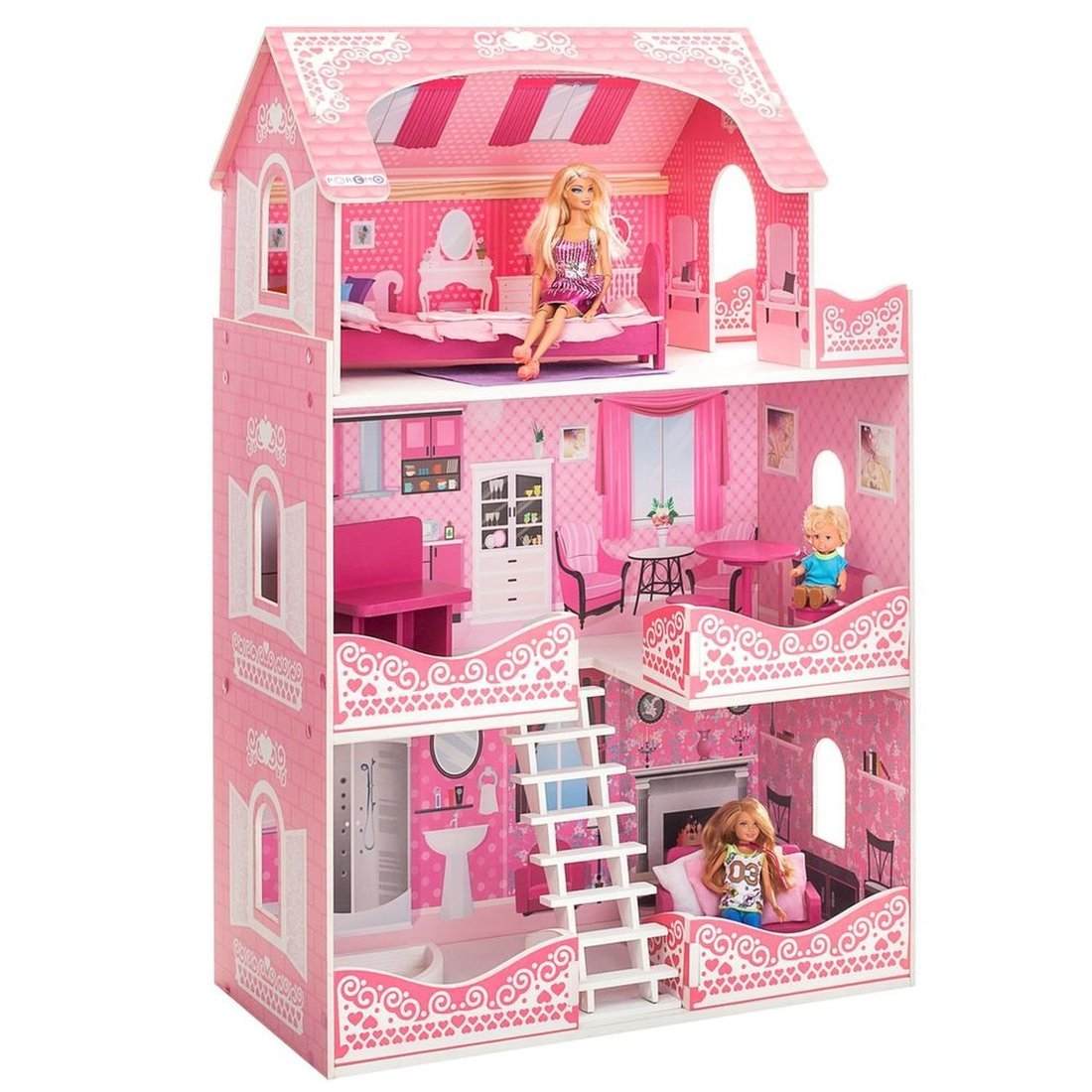 Кукольный домик Розет Шери, для кукол до 30 см (7 предметов мебели и интерьера) (Вид 1)
