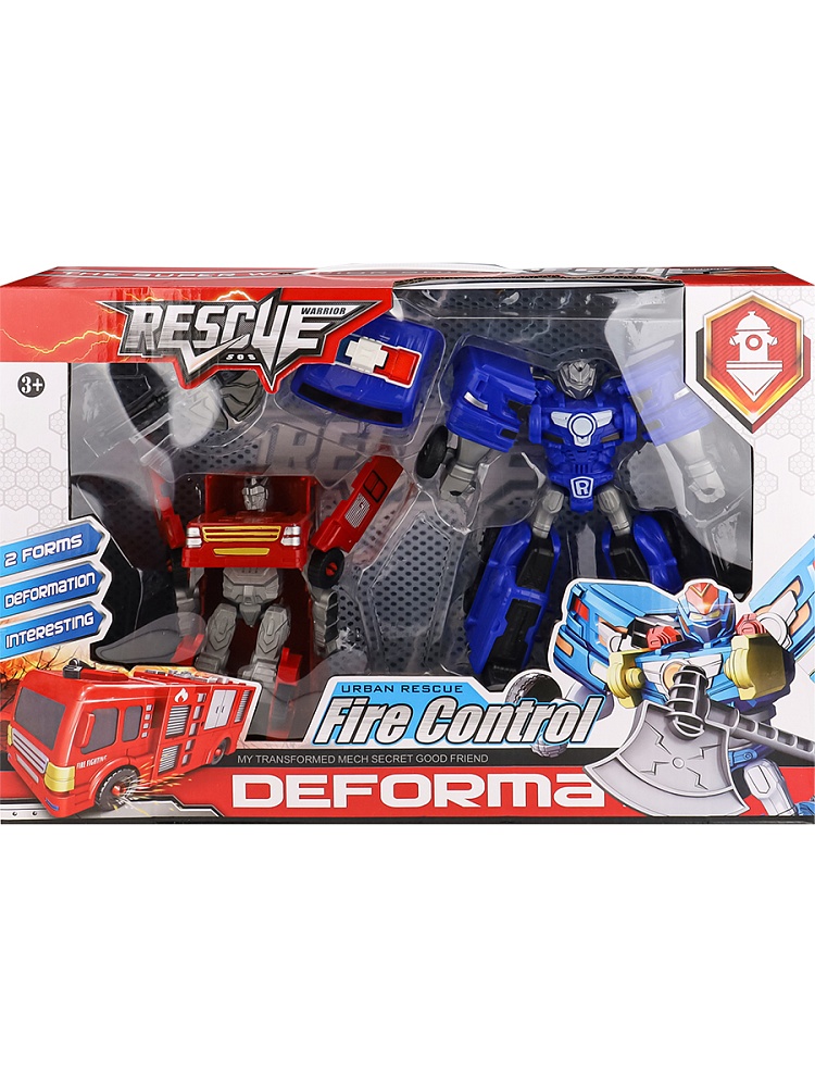 Набор Роботов-трансформеров (2 шт.), 39х8х27 см, в коробке (Арт. FCJ1380962)