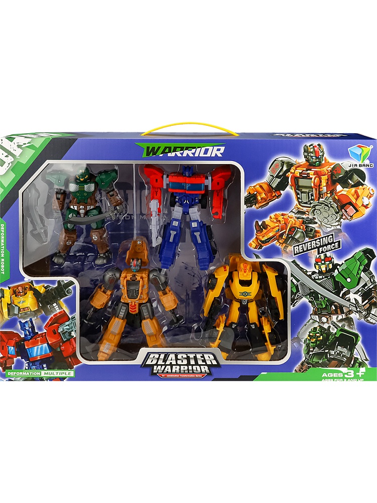 Набор Роботов-трансформеров (4 шт.), 42,2х7,6х29,3 см, в коробке (Арт. FCJ1371068)