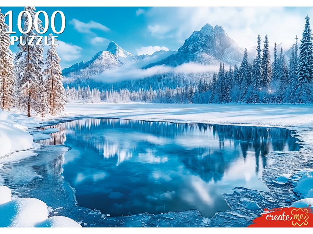 ПАЗЛЫ 1000 элементов. ЗИМНЕЕ ОЗЕРО (арт.П1000-7631)