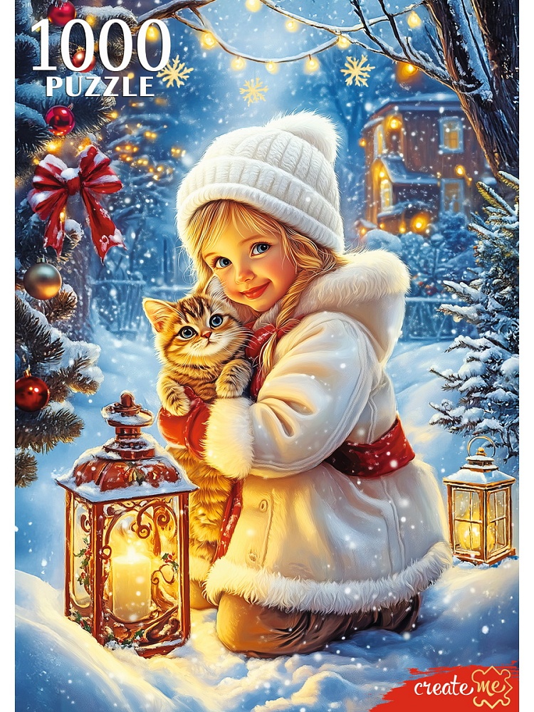 ПАЗЛЫ 1000 элементов. ЗИМНЯЯ ПРОГУЛКА (арт.П1000-7632)