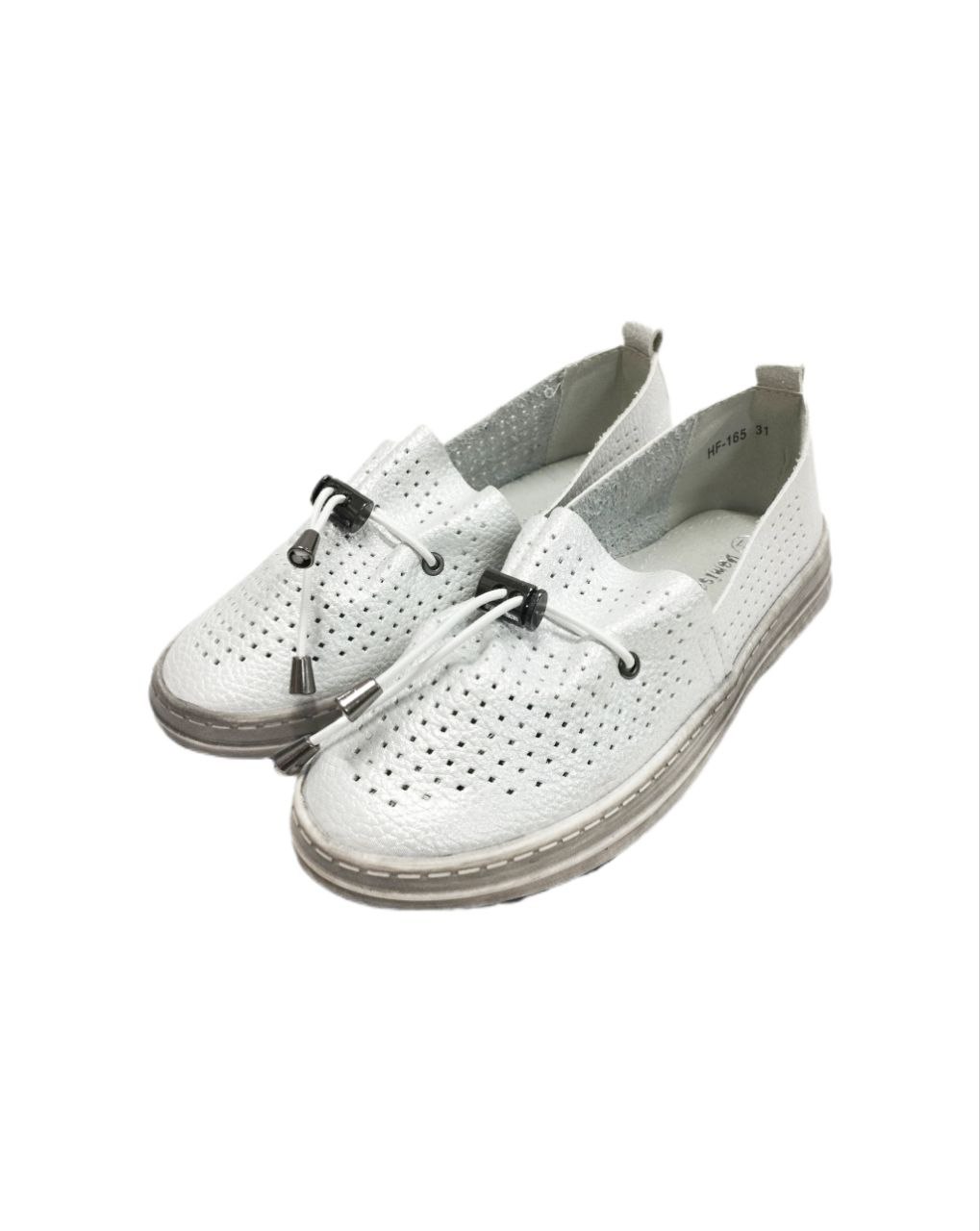 Туфли, весна-осень Белый,р31 HF-165 Domisol`ka