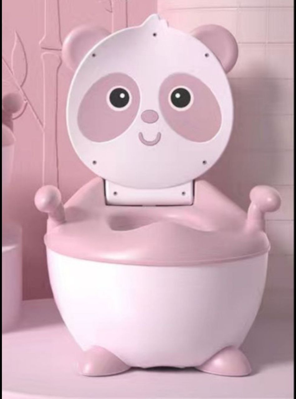 Горшок детский панда арт.808 розовый (Вид 1)