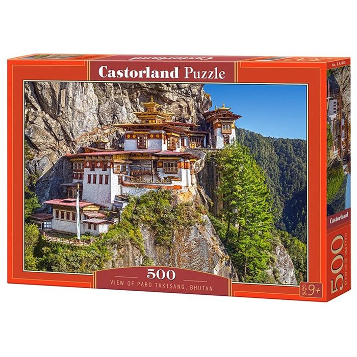 Пазл 500 Монастырь на скале, Бутан В-53445 Castor Land (Фото 1)